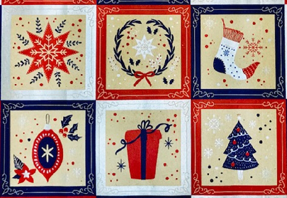 PAPEL DE REGALO KRAFTS NAVIDEÑO  AZUL 